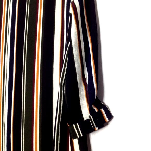 Love Tree Los Angeles Black Striped Tunic Dress M - Picture 8 of 8